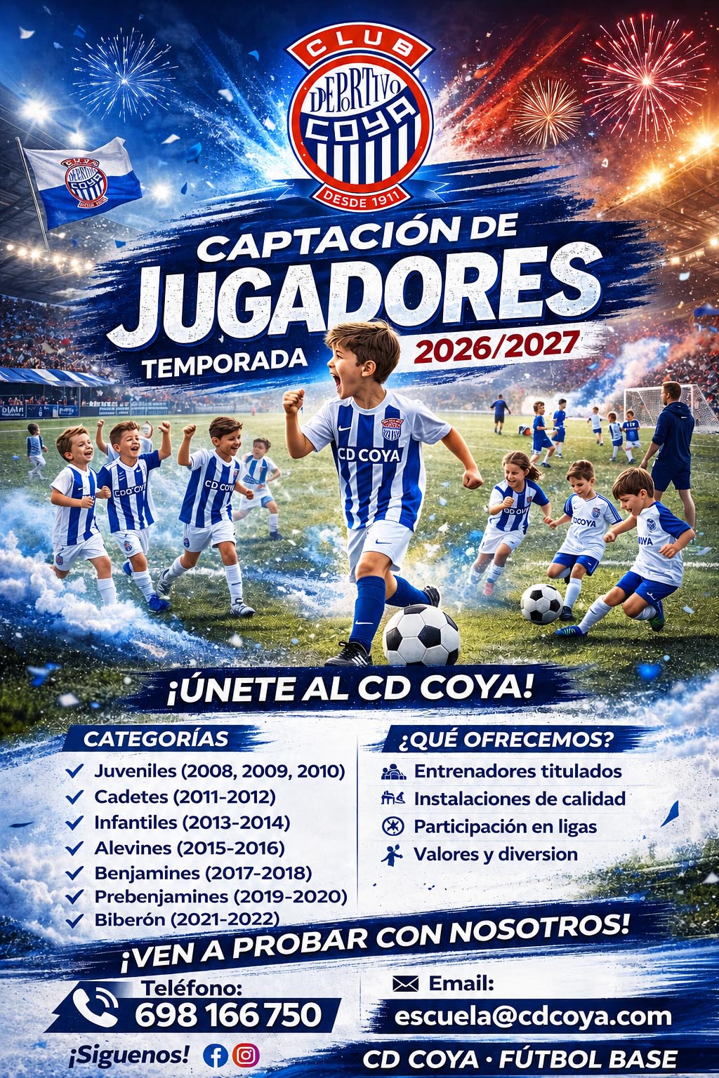 Lee más sobre el artículo 📢 Captación jugadores temporada 2026/2027